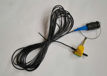 60Хз горизонтальный 2Д 3Д кабель руководителя разъем-вилки 1м Геофоне ККК